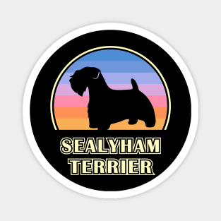 Sealyham Terrier Vintage Sunset Dog Magnet